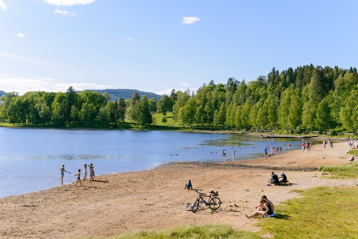 Nærområdet - Bogstadvannet med badeplass Galleribilde
