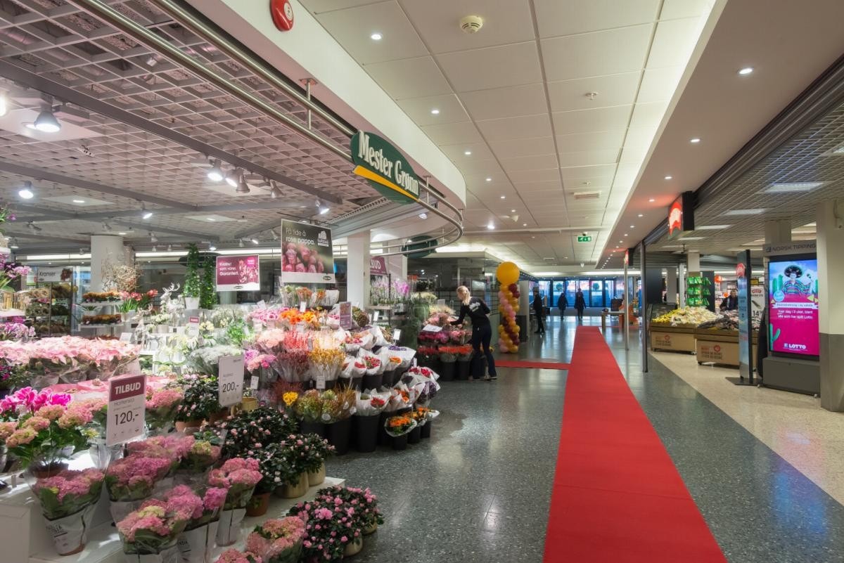 Nærområdet med Røa senter Galleribilde