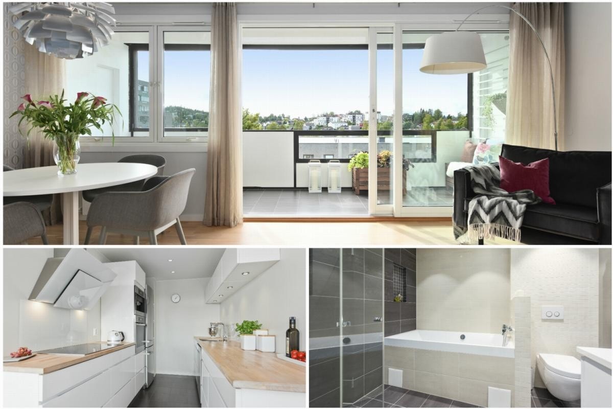 Velkommen til Hovseterveien 54 - en attraktiv toppleilighet med god planløsning og høy innvendig standard! Galleribilde