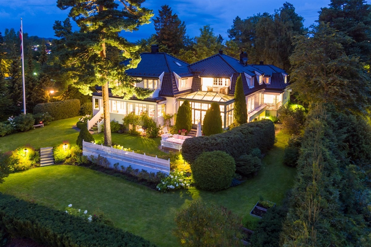 Kveldsbilde - vakker belysning Galleribilde