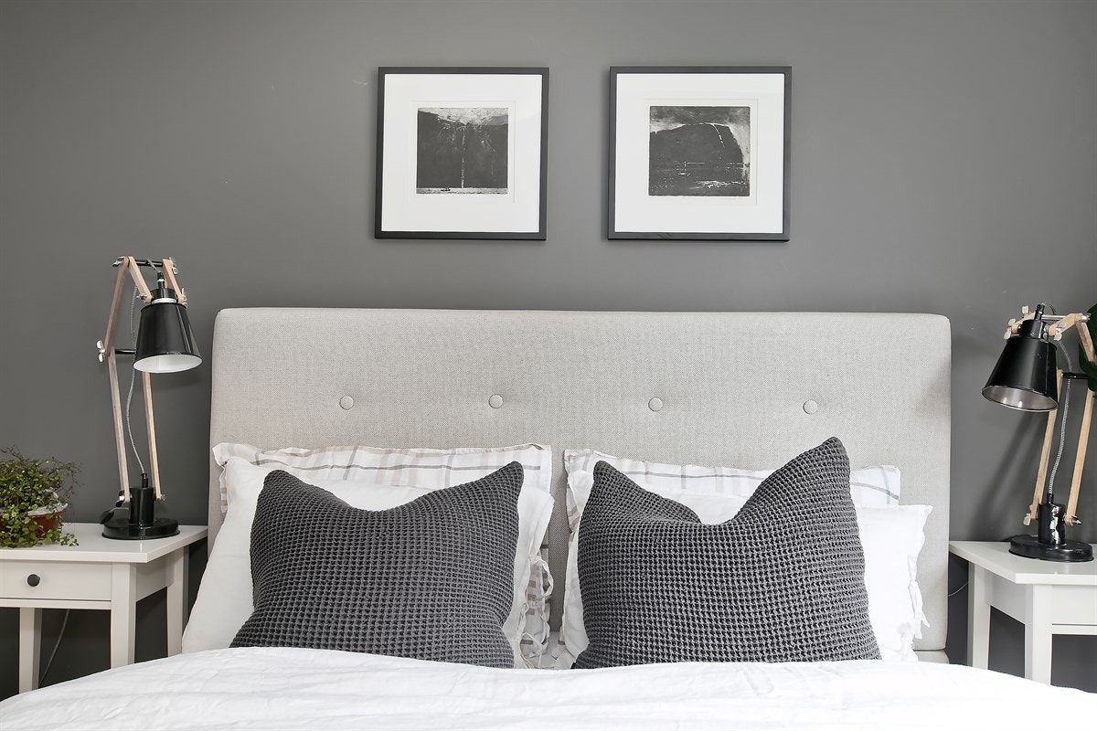 Boligen er som tatt ut av et interiørmagasin. Galleribilde