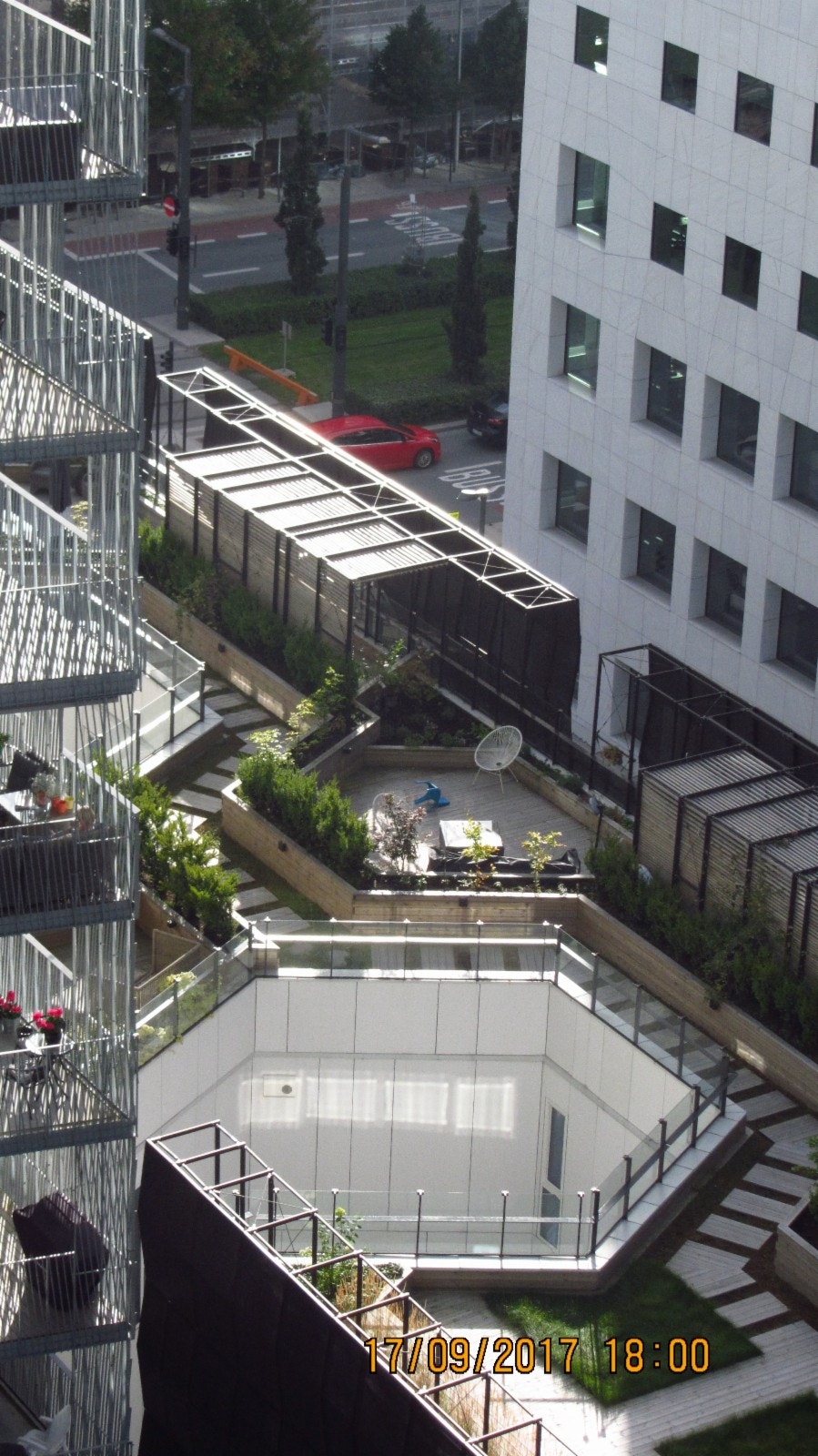 Utsikt fra terrasse Galleribilde