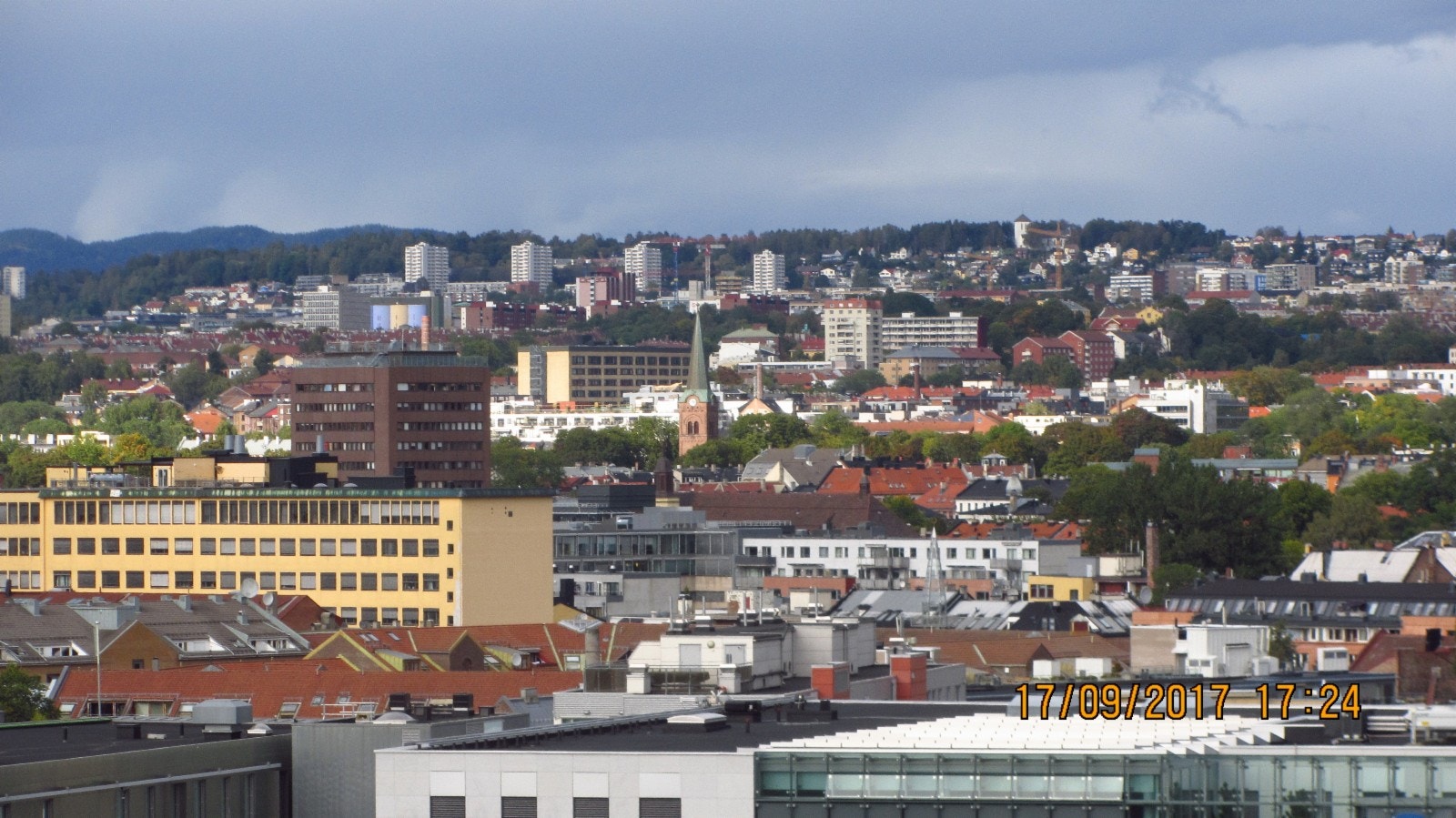 Utsikt fra terrasse Galleribilde