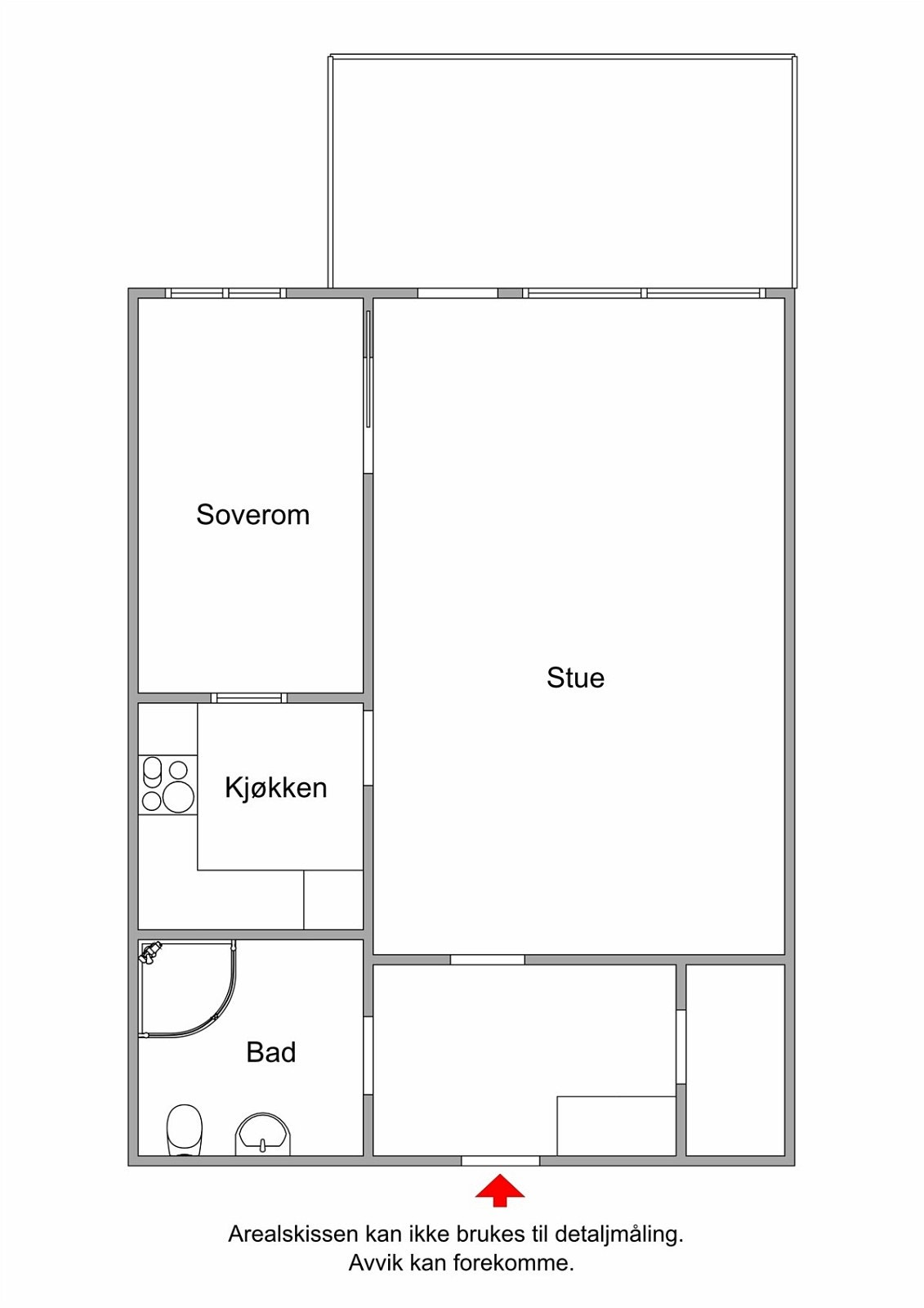 Plantegning 2D Galleribilde