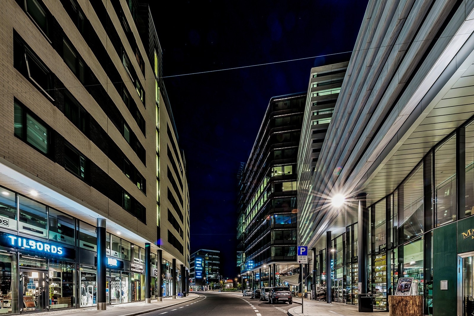 Skøyen på kveldstid Galleribilde