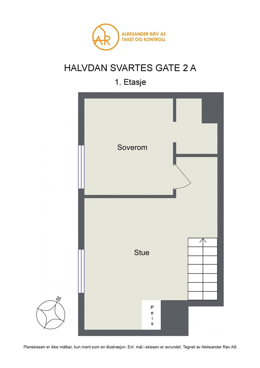 Planskisse - 1. etasje Galleribilde