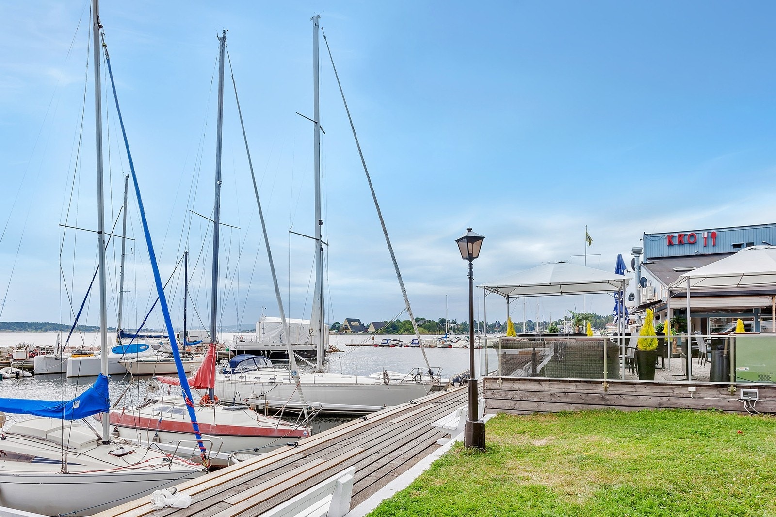 Havnepromenade langs Frognerkilen Galleribilde