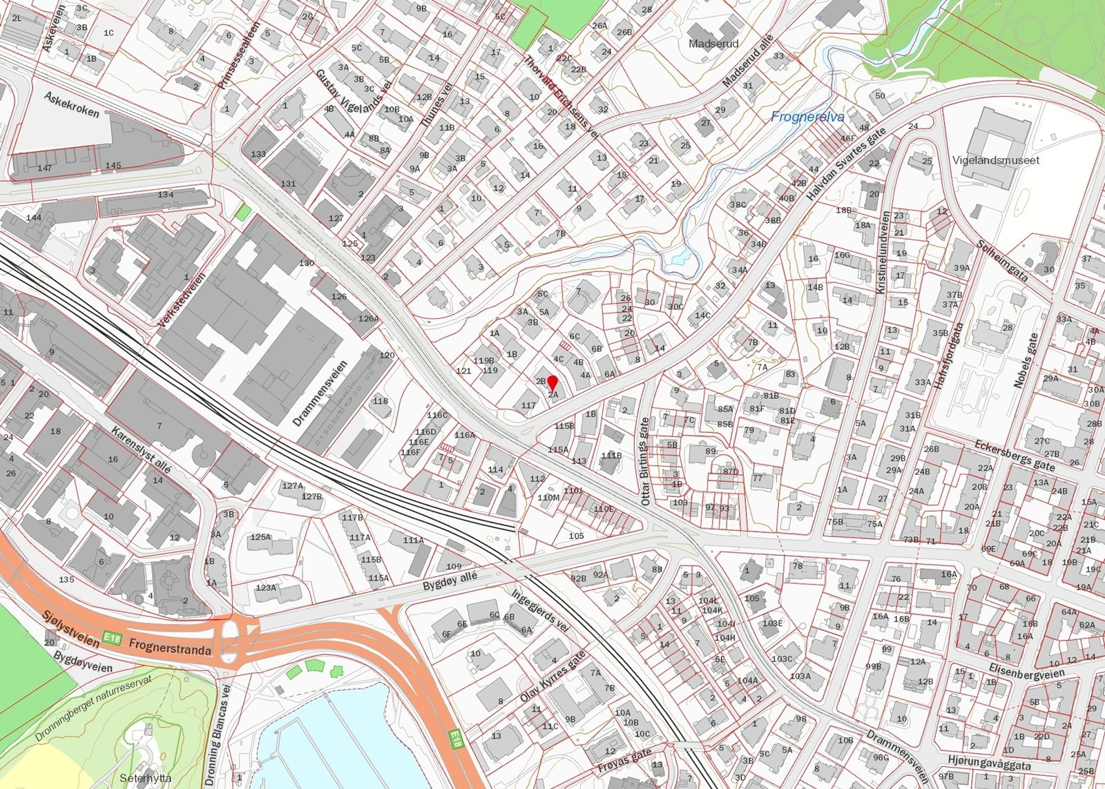 Områdekart Galleribilde