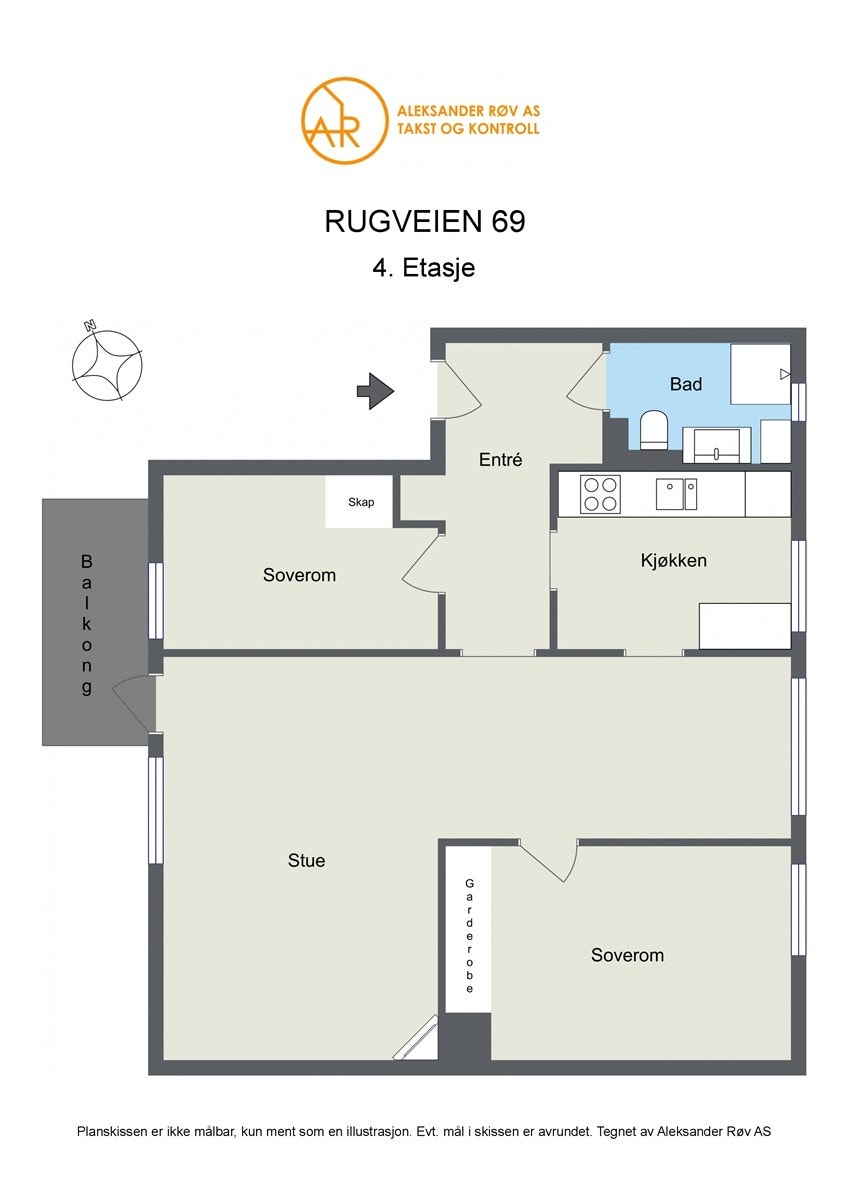 Plantegning Galleribilde