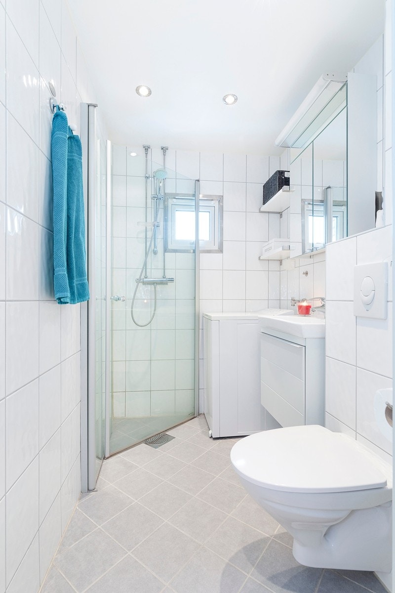 Badet ble pusset opp i regi av borettslaget i 2011, og fremstår som meget pent og tiltalende. Galleribilde