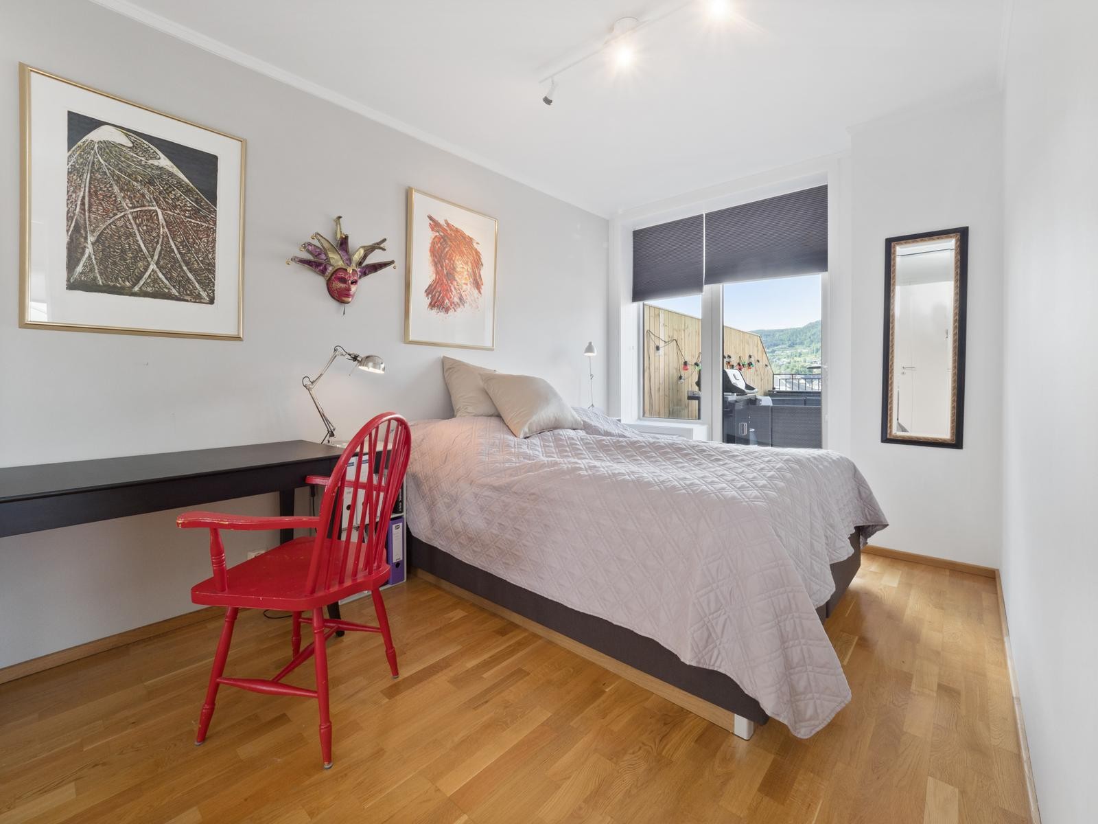 Leiligheten har 2 soverom Galleribilde