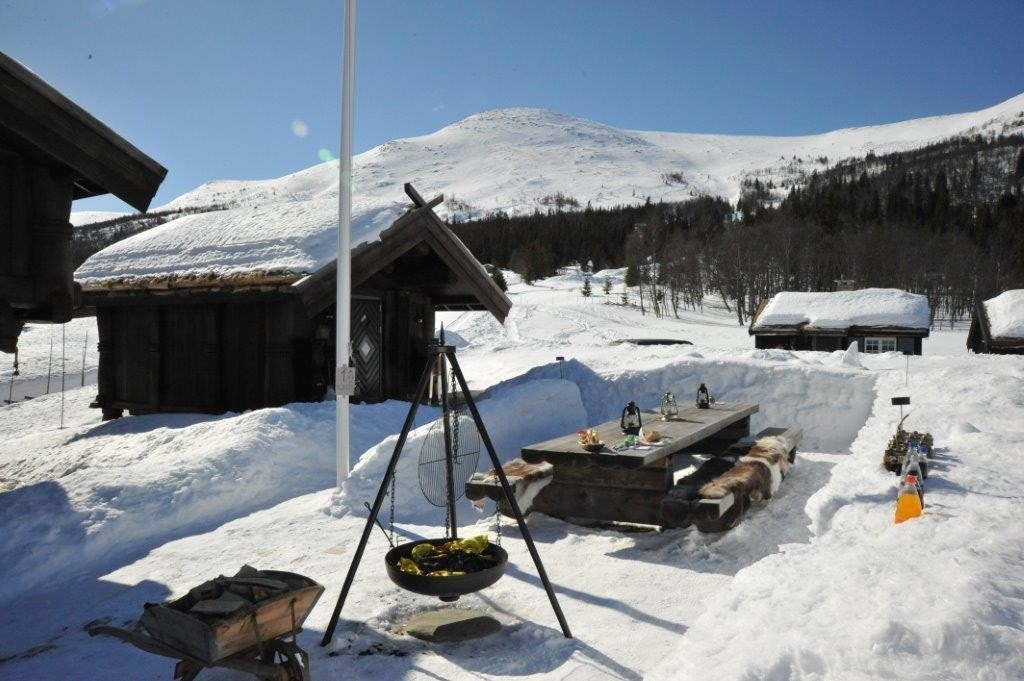 Trivelig uteplass som også kan benyttes vinterstid. Galleribilde