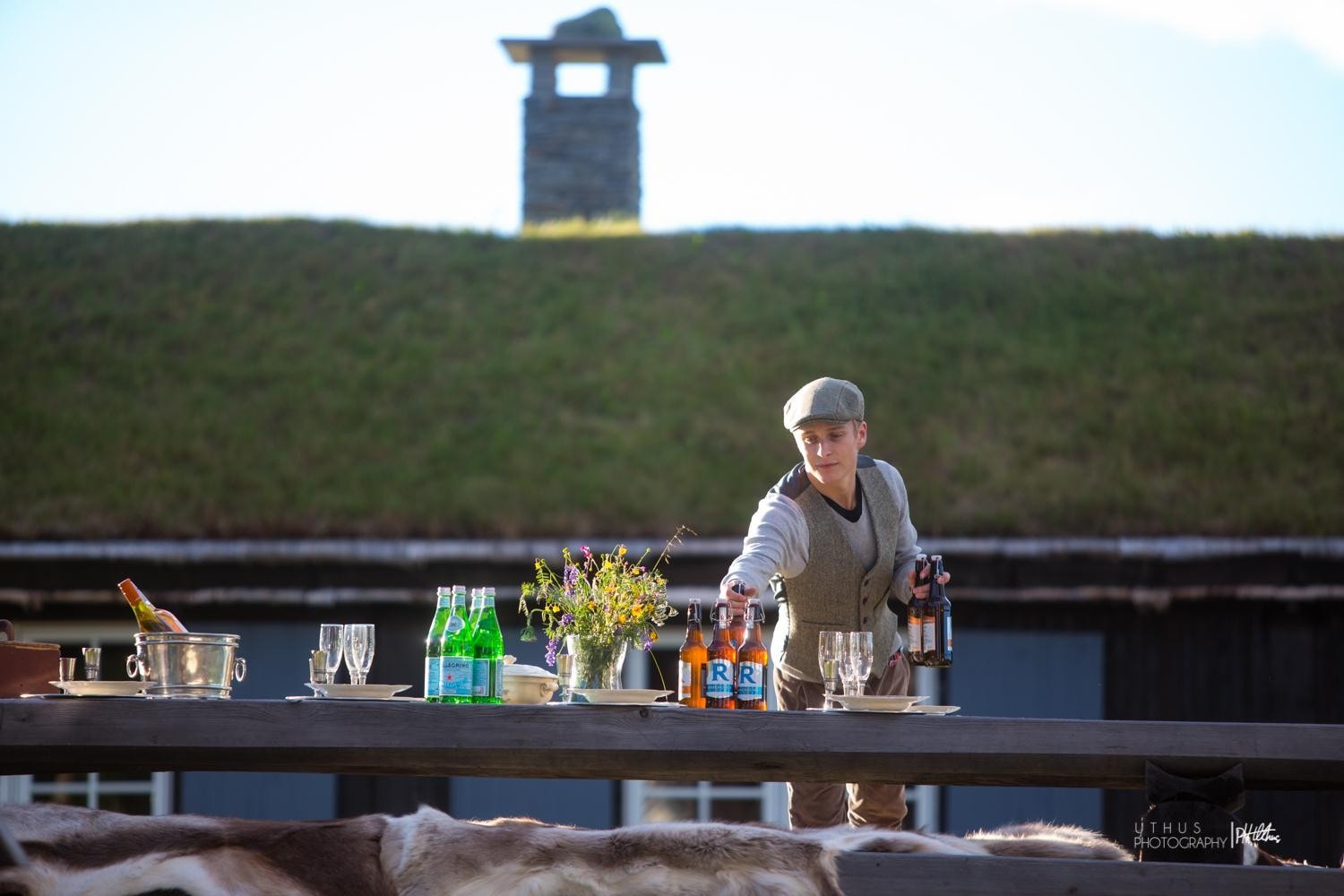 Koselig tun som innbyr til hyggelig samvær Galleribilde