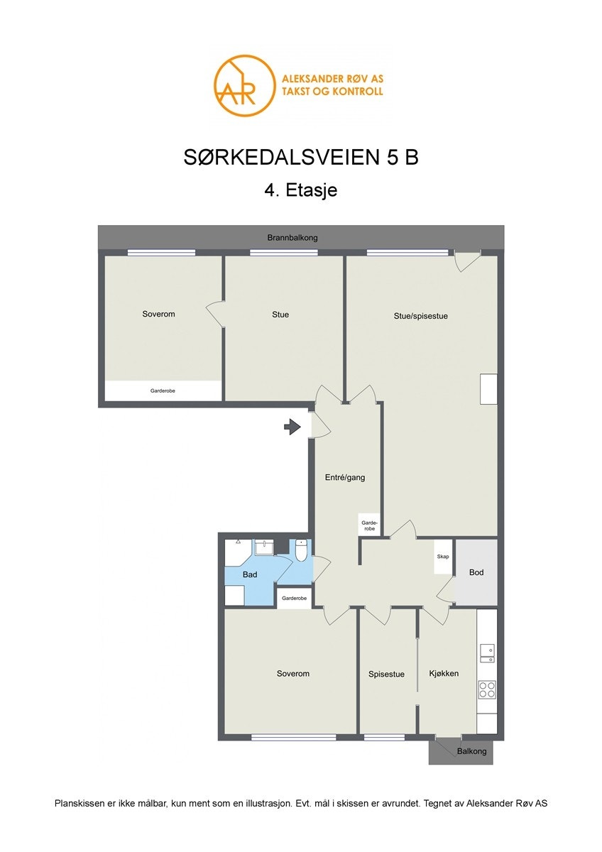 Plantegning Galleribilde