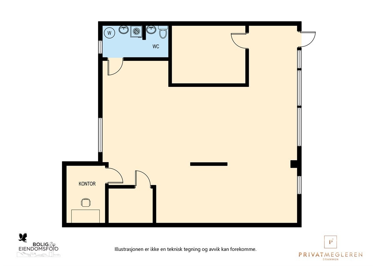 Plantegning. Galleribilde