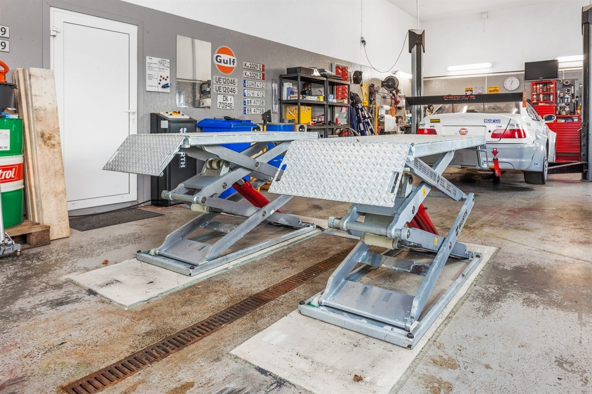 Utstyrsmessig er dette et flott verksted. Galleribilde