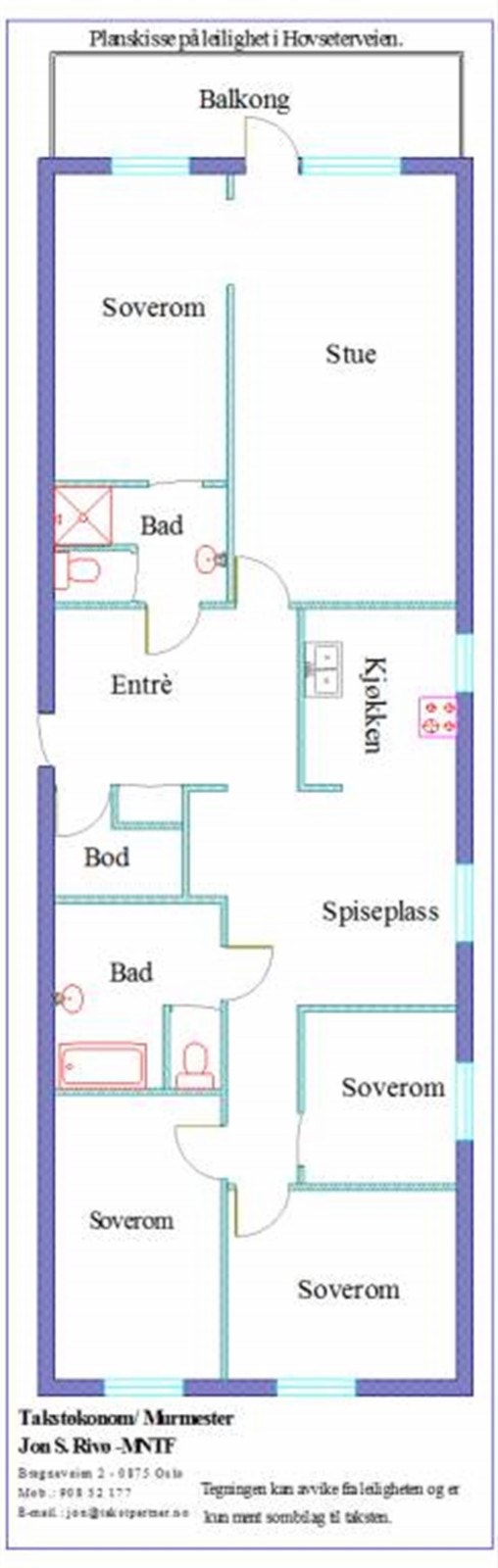 Plantegning Galleribilde
