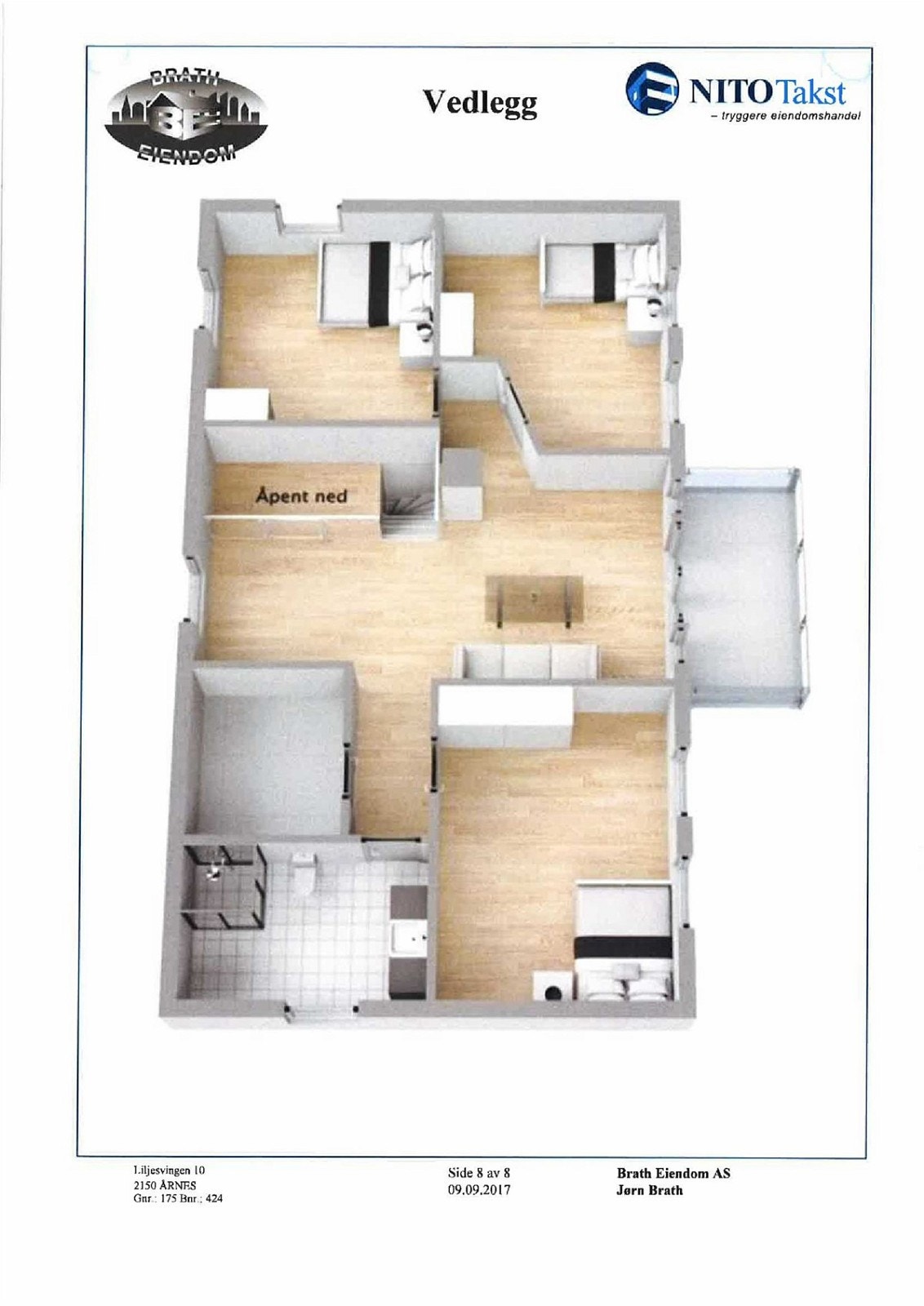 Plantegning 2.etg Galleribilde