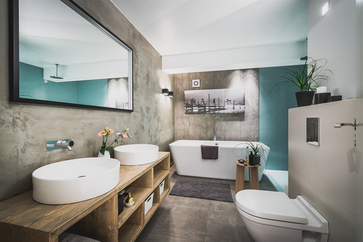 Her er atmosfæren mer intim og velpassende for en roligere stund, og badet kan nærmest betraktes som ditt eget lille SPA. Galleribilde