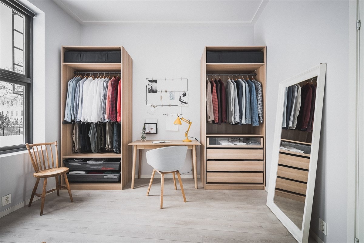 Hovedsoverommet er romslig med plass for garderobe og kontorløsning. Galleribilde