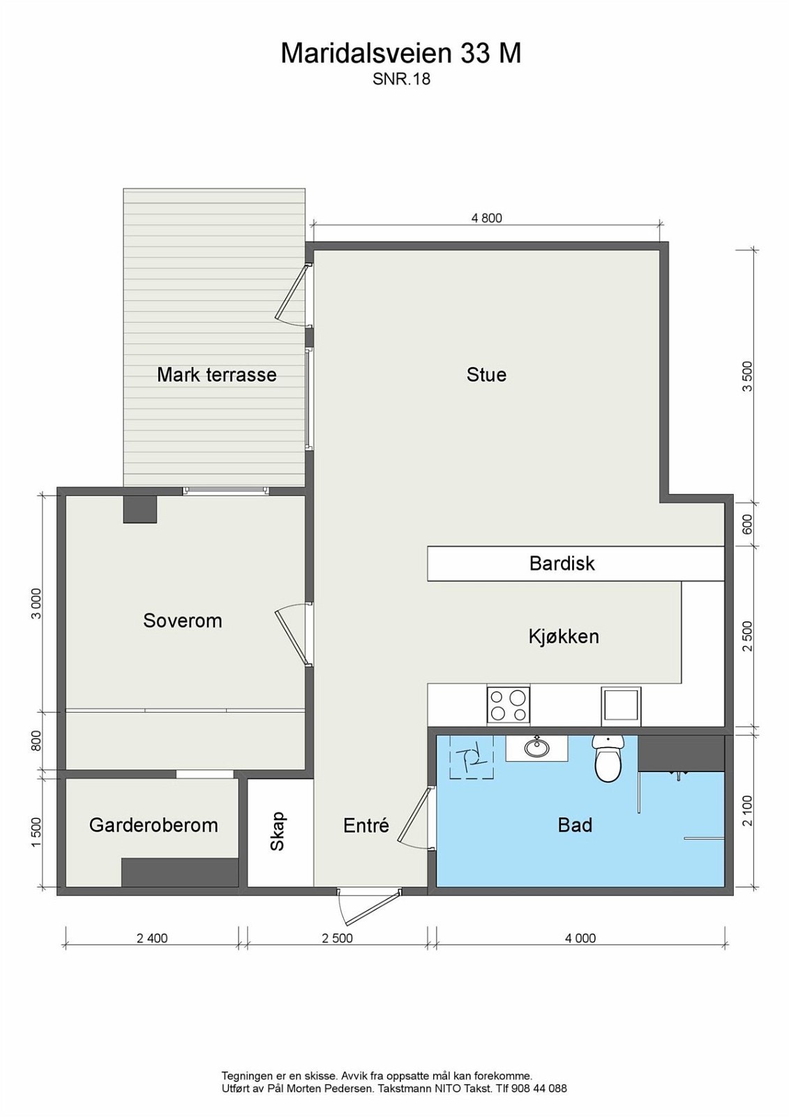 Planskisse Galleribilde