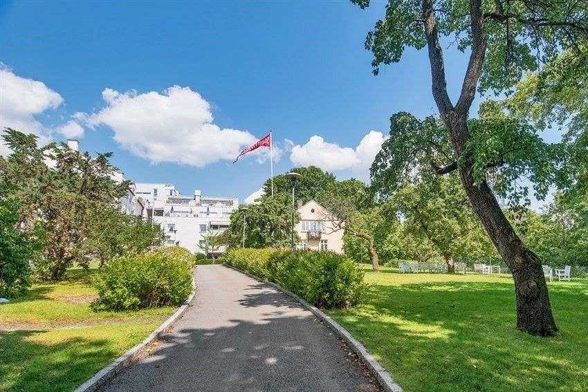 Prisbelønnet hage i bakgården Galleribilde