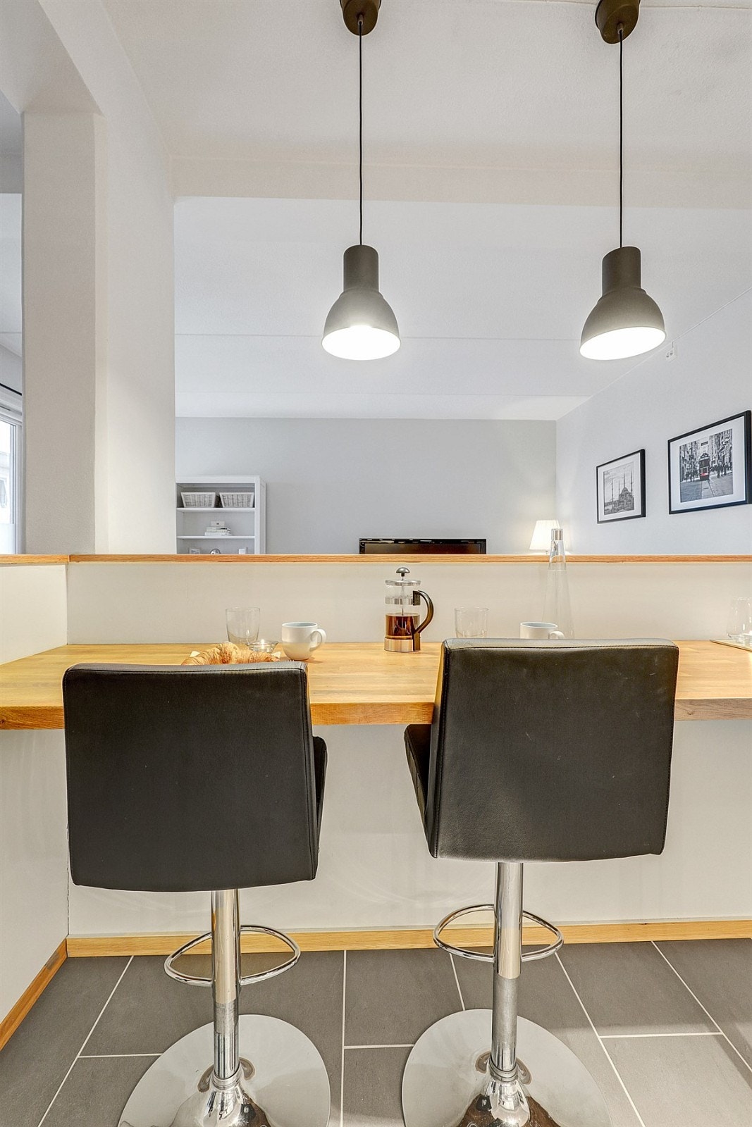 Praktisk barløsning på kjøkken Galleribilde