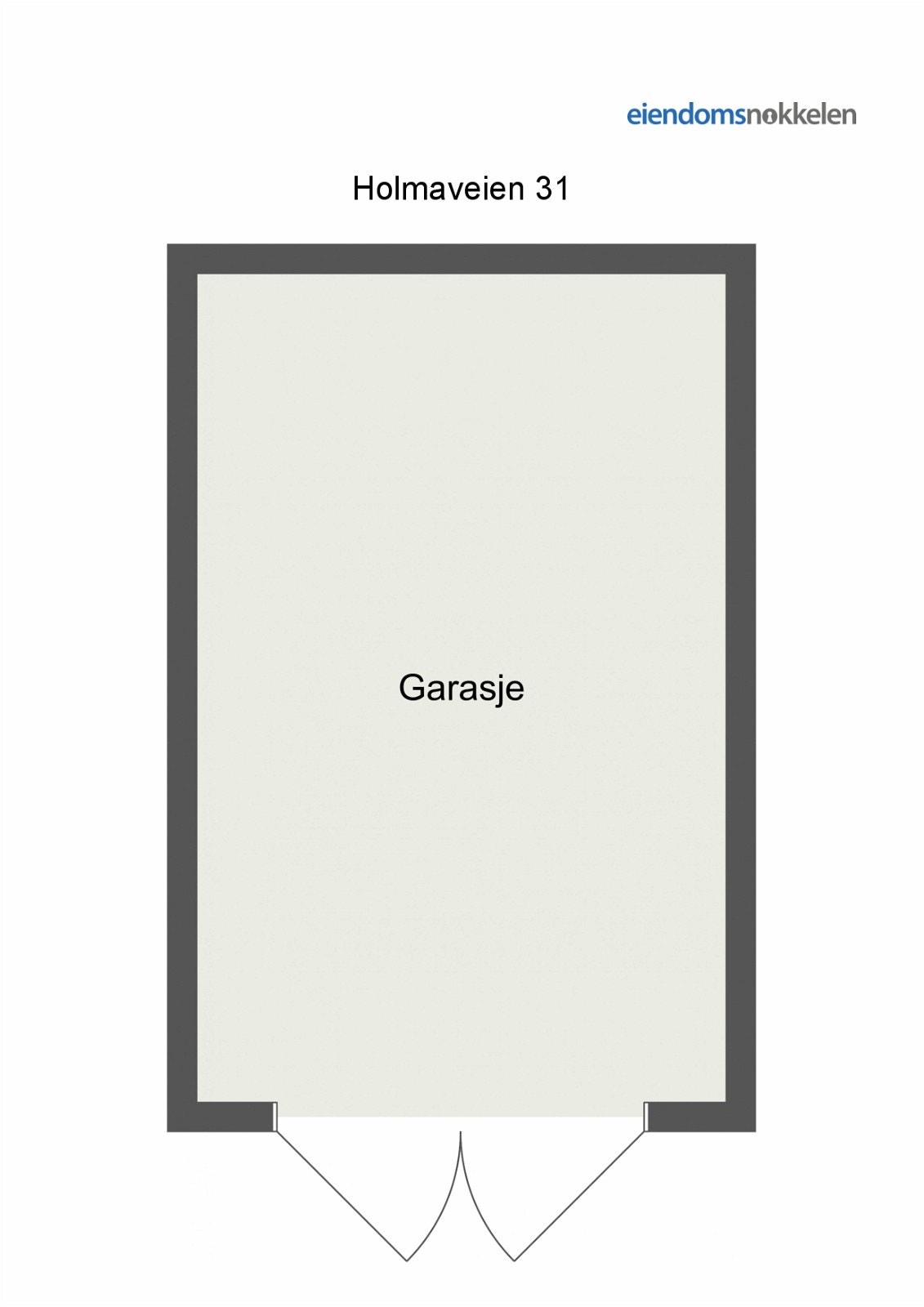 Planløsning garasje Galleribilde