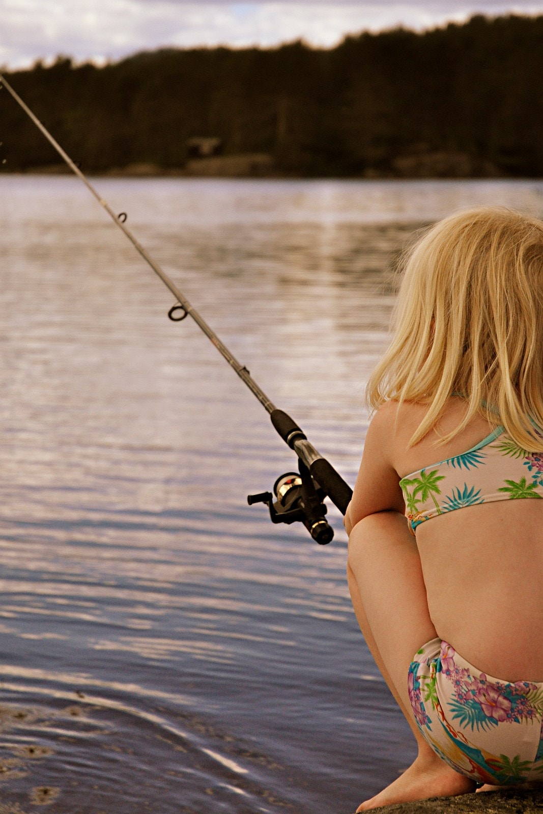 Ved badeplassen Galleribilde