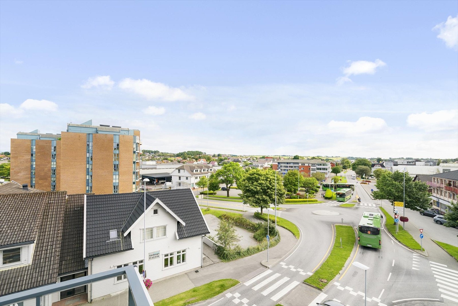 Utsikt fra terrassen. Galleribilde