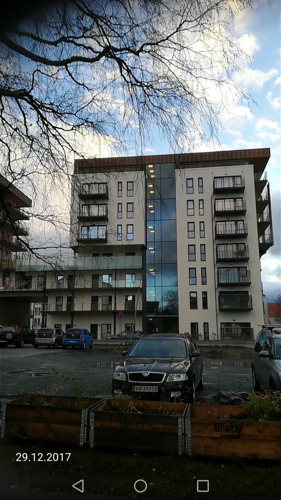 Fasade under utbygging Galleribilde