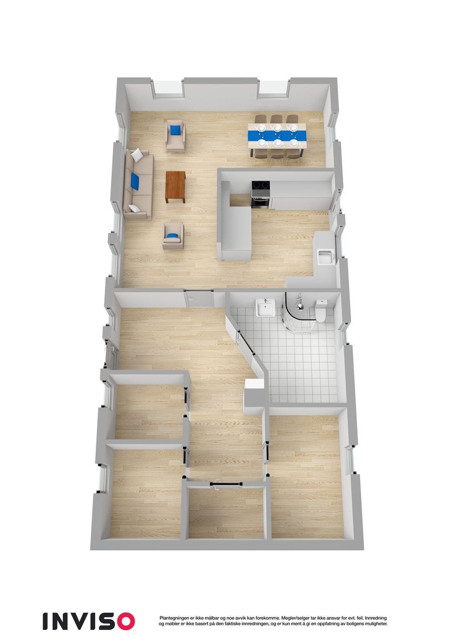 3D planskisse hovedplan Galleribilde