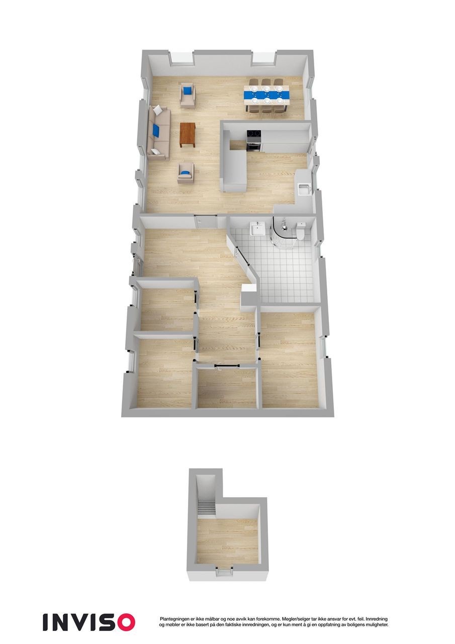 3D planskisse begge plan Galleribilde