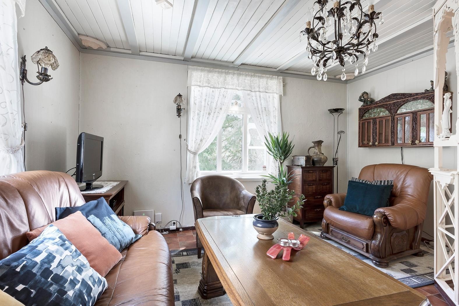 Lyse og trivelige farger i interiøret Galleribilde