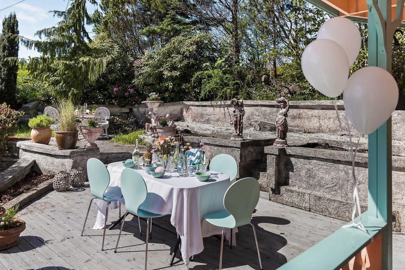 Huset og hagen gir en helt spesiell atmosfære! Galleribilde