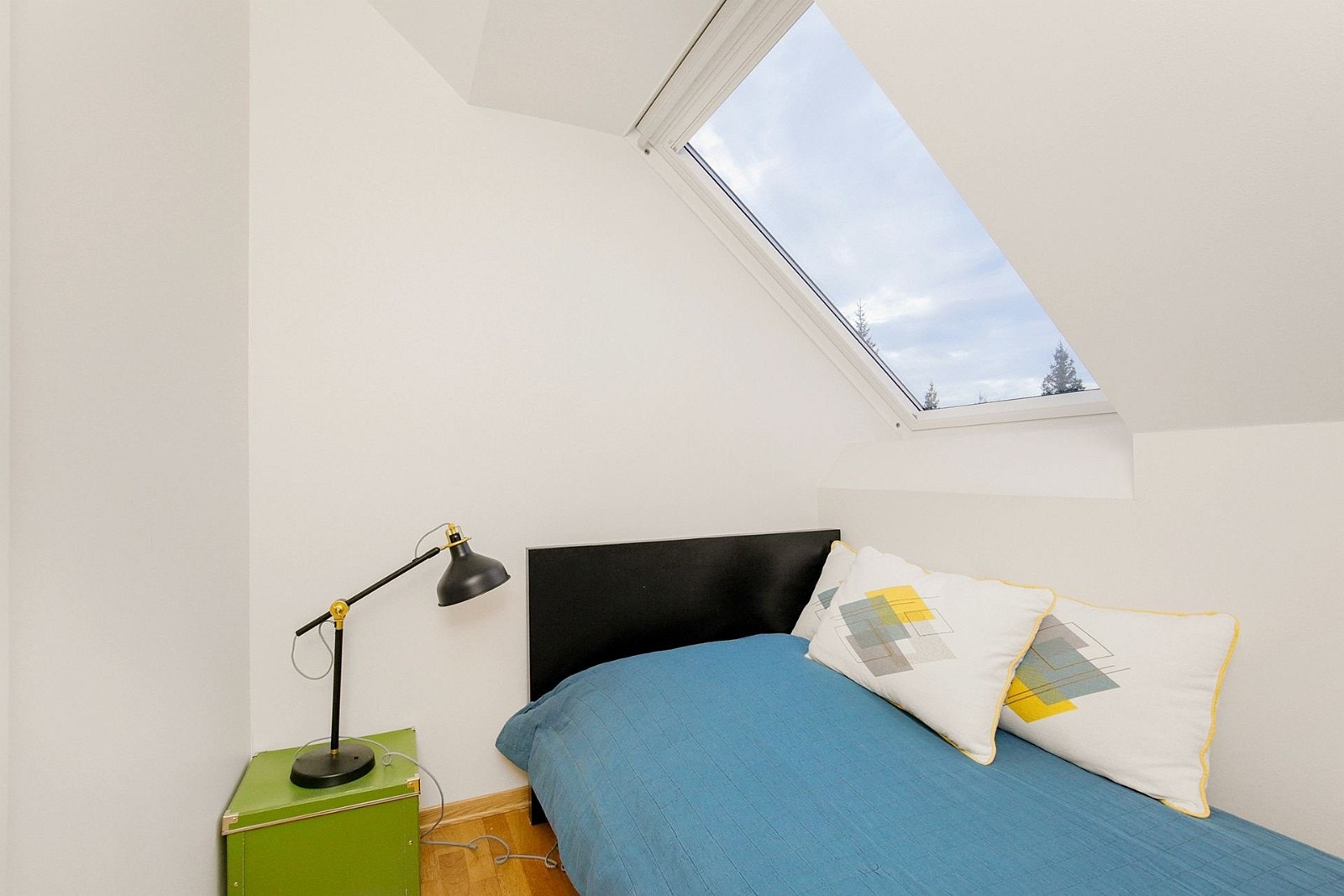 På dette rommet bor det ikke noen, men hvis det er besøk så kan de sove der. Galleribilde