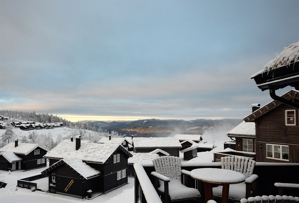 Nydelig utsikt fra terrassen også. Galleribilde