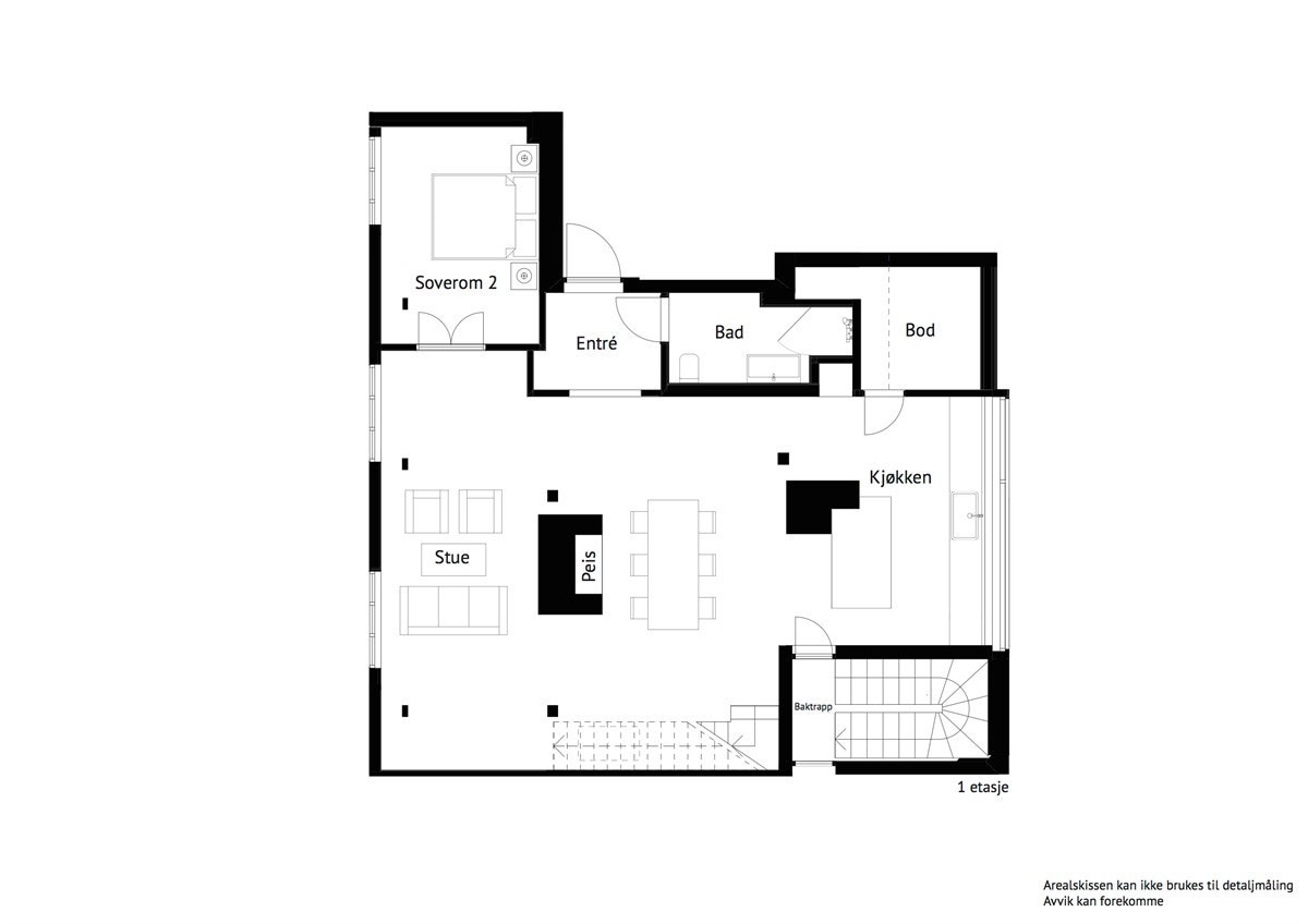Plantegning 6. etasje Galleribilde