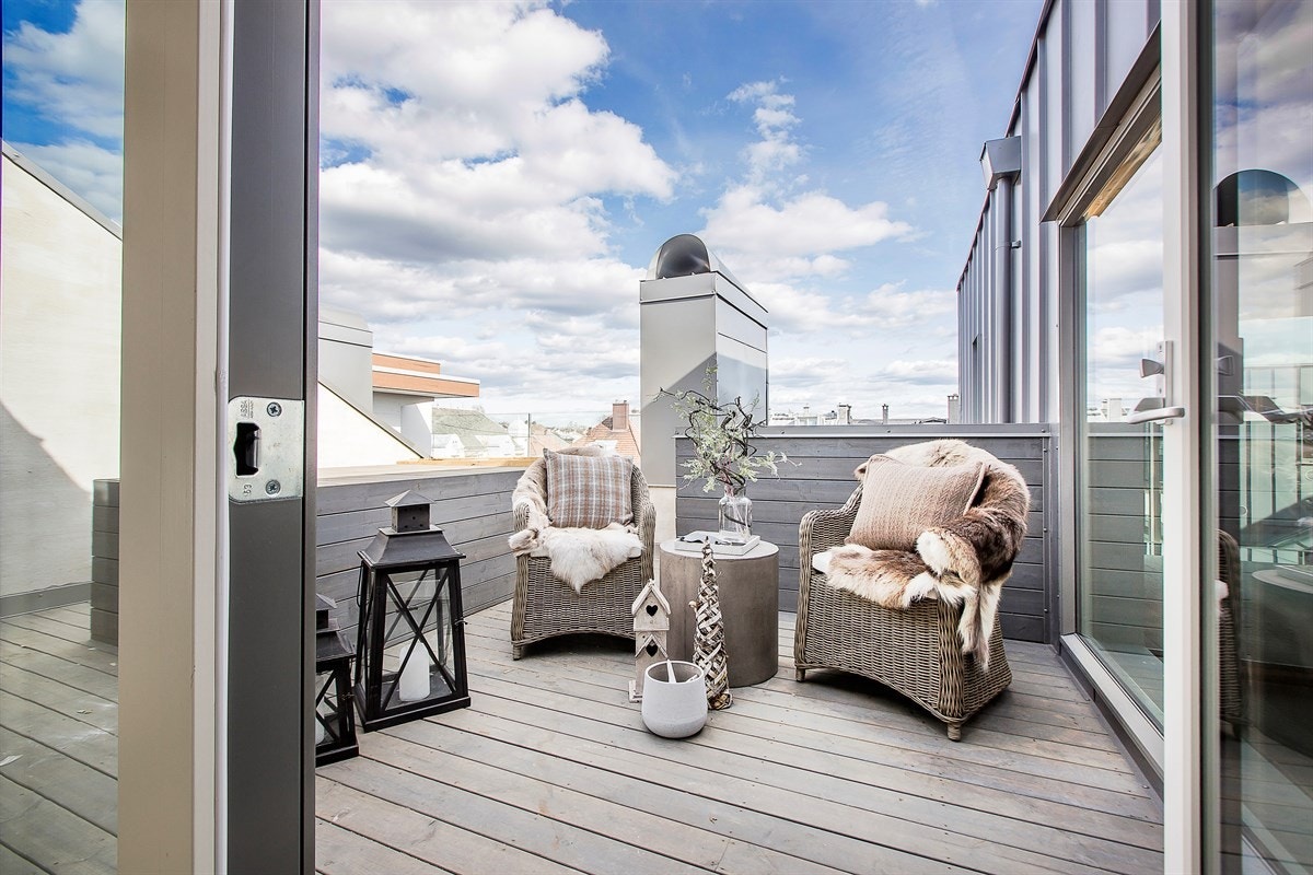 Takterrasse Galleribilde