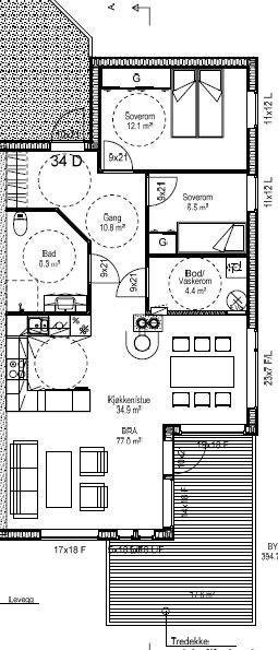 Planskisse Galleribilde