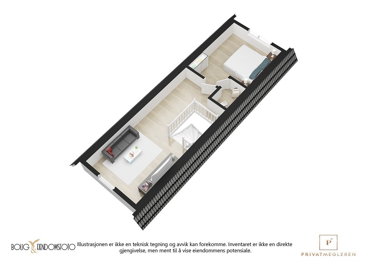 Plantegning 3.etasje. Galleribilde