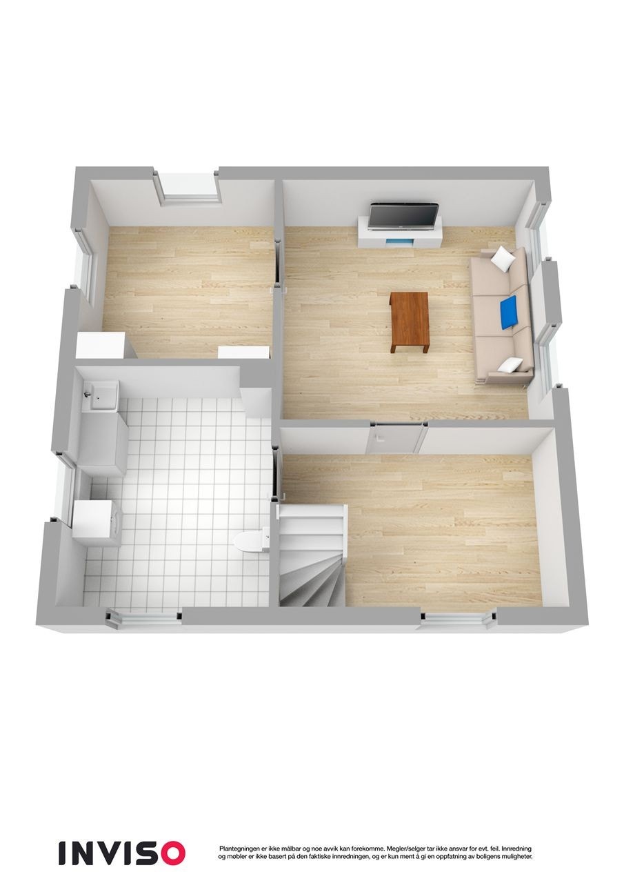 Plantegning kjelleretasje Galleribilde