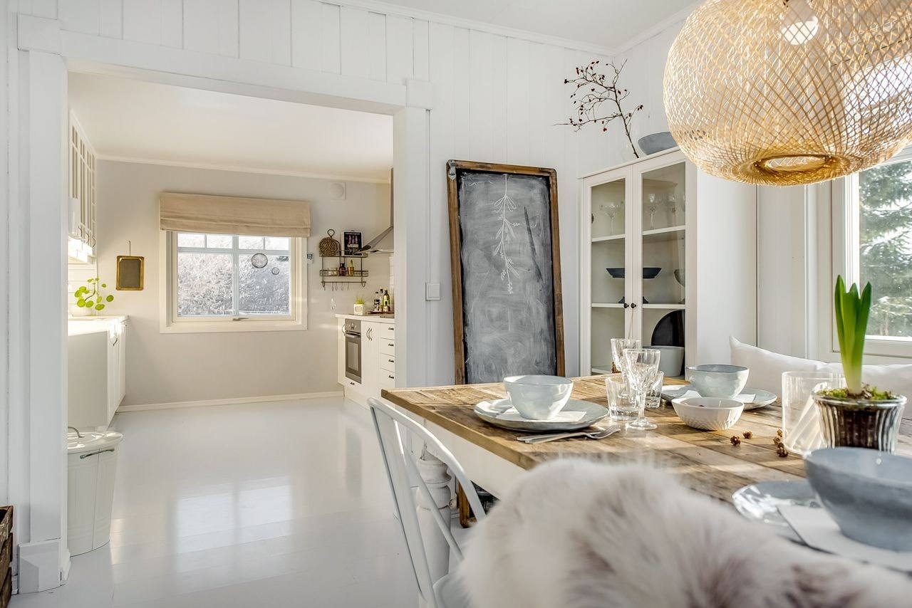 Spiseplassen har en fin tilknytning til kjøkkenet Galleribilde