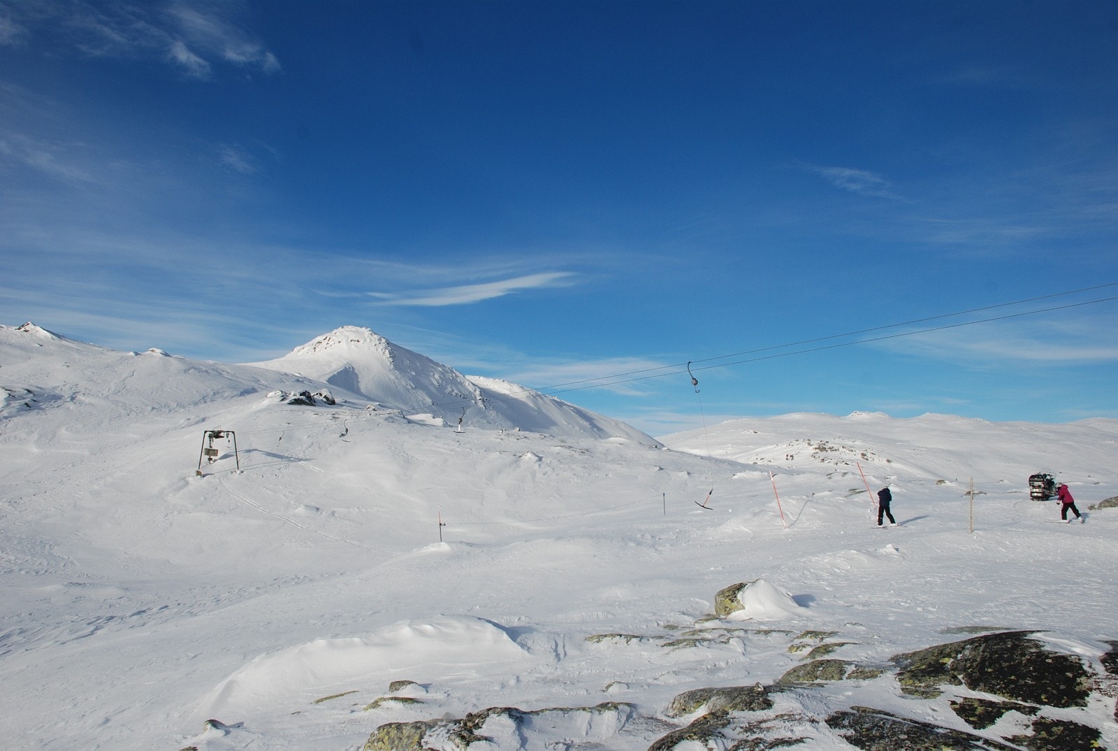Vegglifjell skianlegg - Toppen av skiheisen Galleribilde