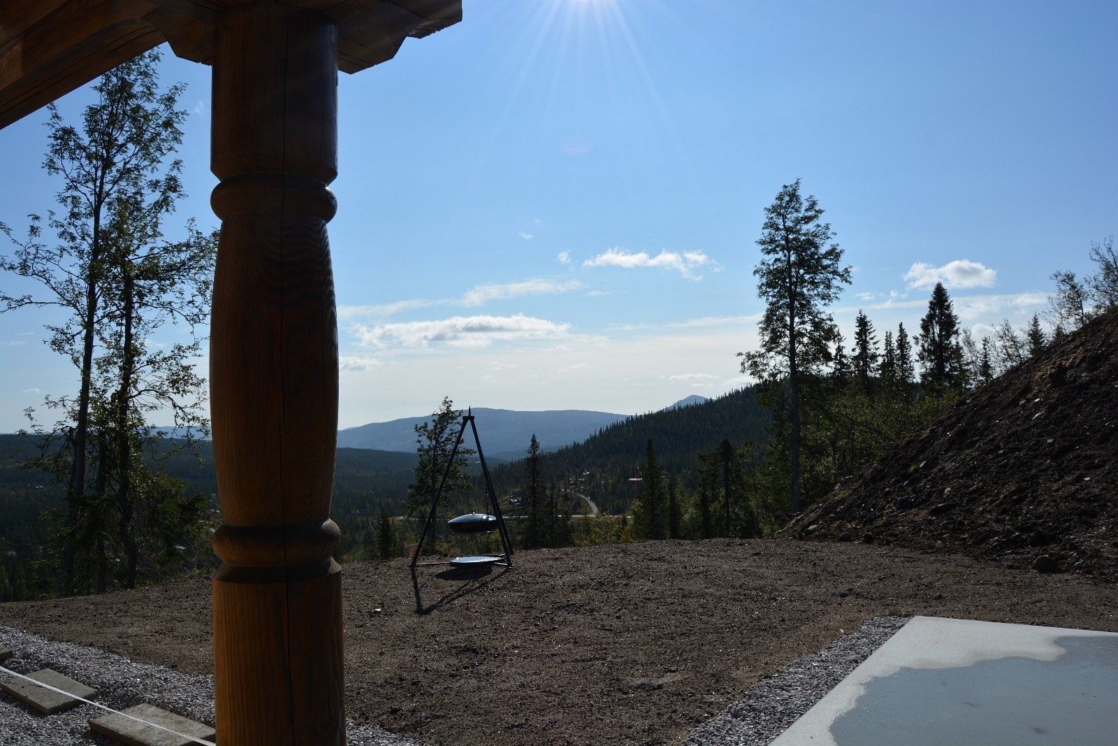 Panoramautsikt fra tomtene i Mykstulia Galleribilde