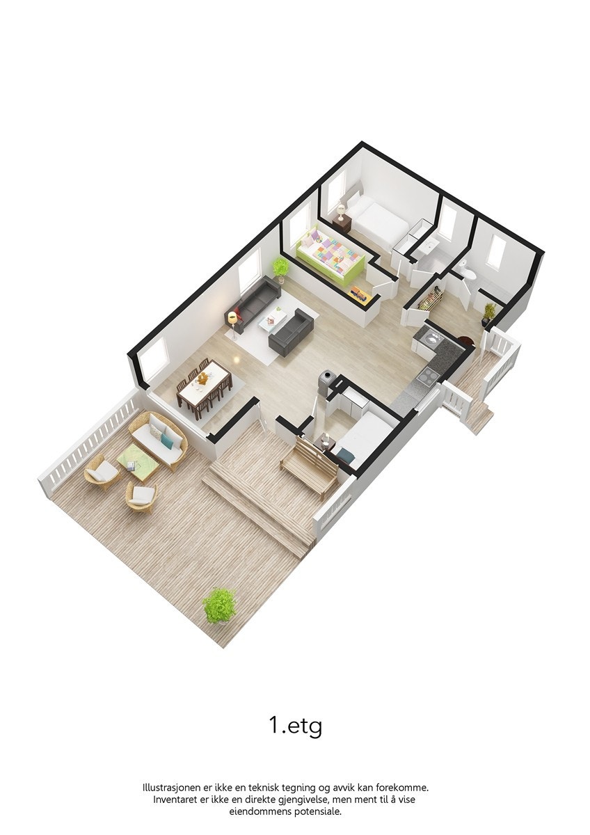 Plantegning Galleribilde