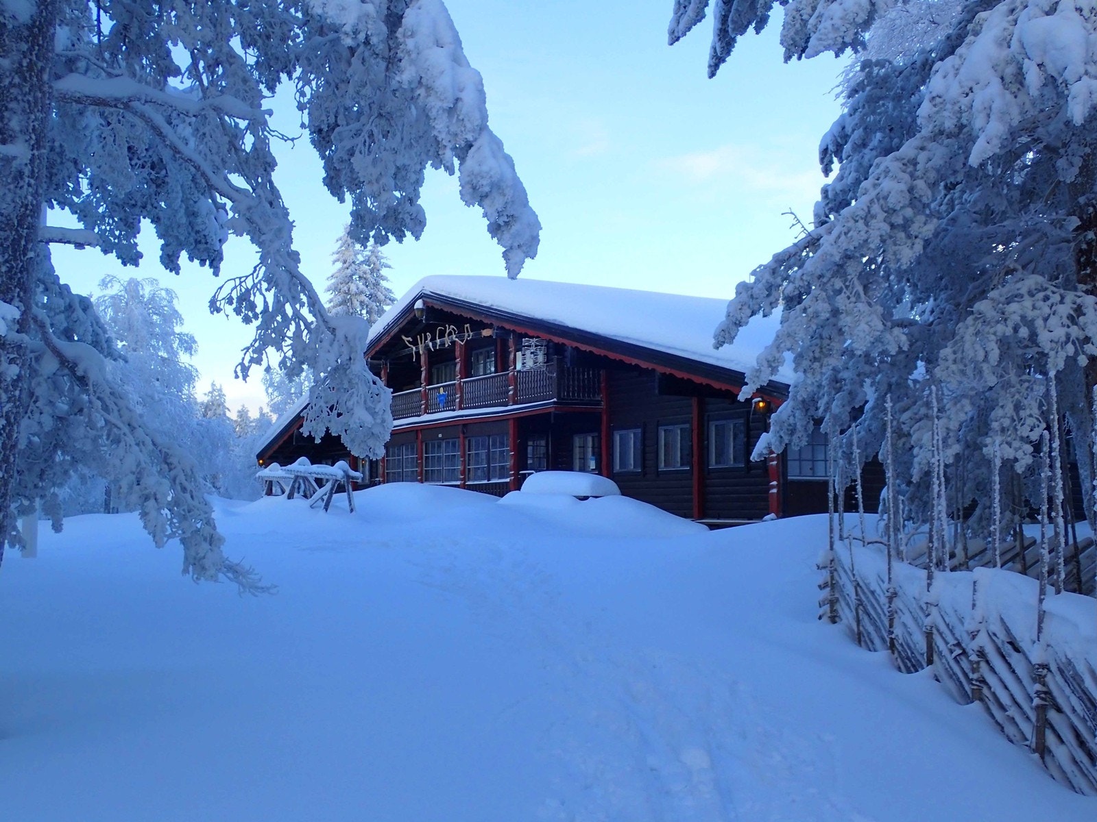 Vintersteming på Tverken en kald januardag Galleribilde