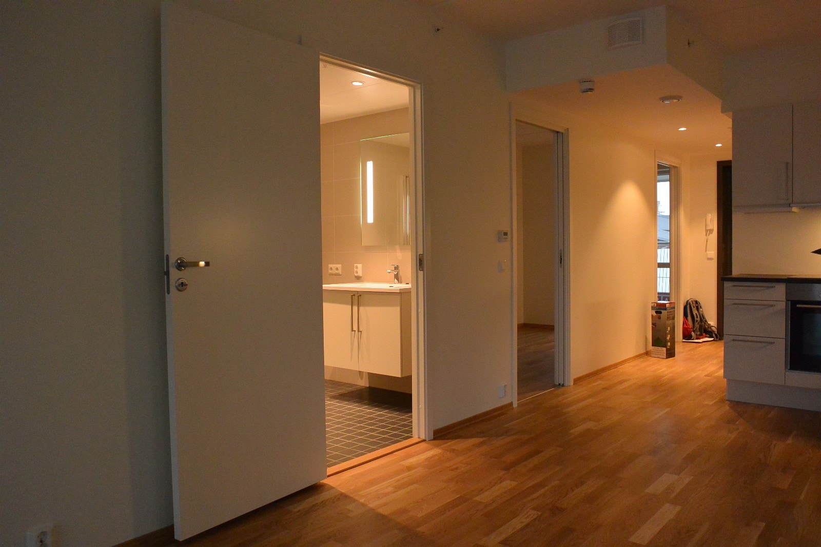 Fra stue mot bad, soverom og entre Galleribilde