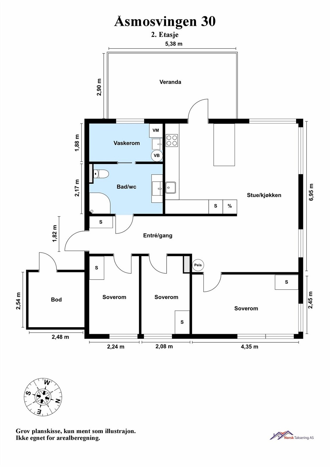 Åsmosvingen 30 - 2. Etasje Galleribilde