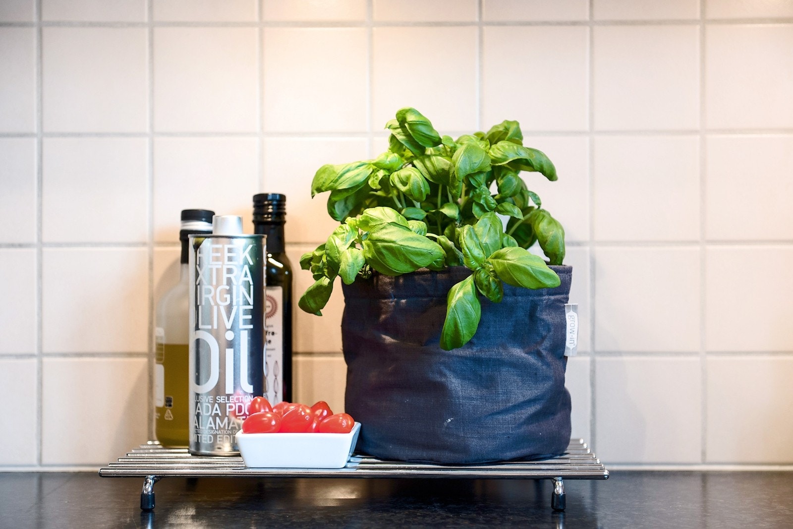 Flislagt over benkeplate Galleribilde